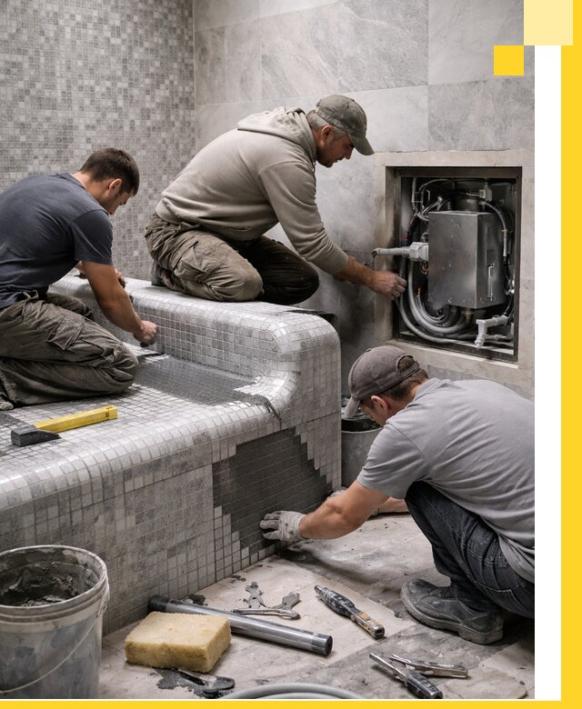 Проекты хамамов под ключ в Кушве и дизайн и строительство