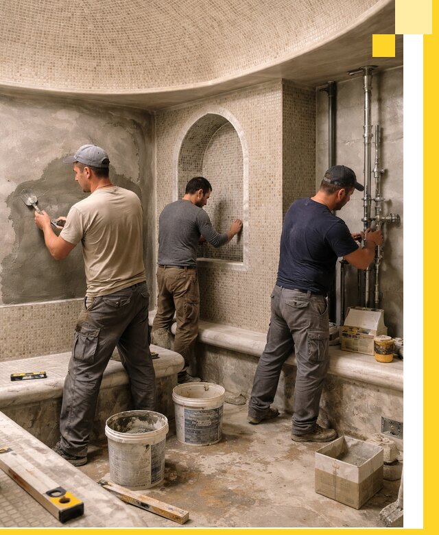 Профессиональный монтаж хамамов под ключ в Кушве с гарантией