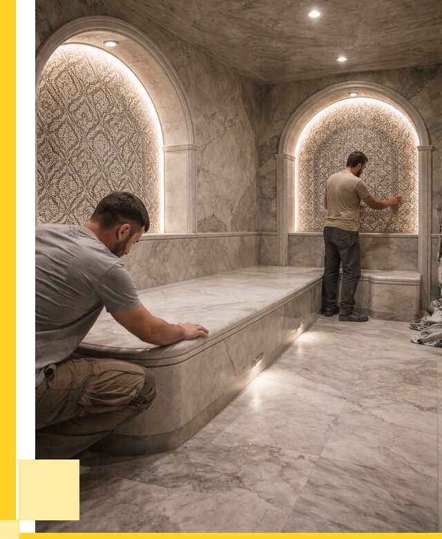 Турецкие бани под ключ в Кушве от 256625 р. | ЭриданКшв