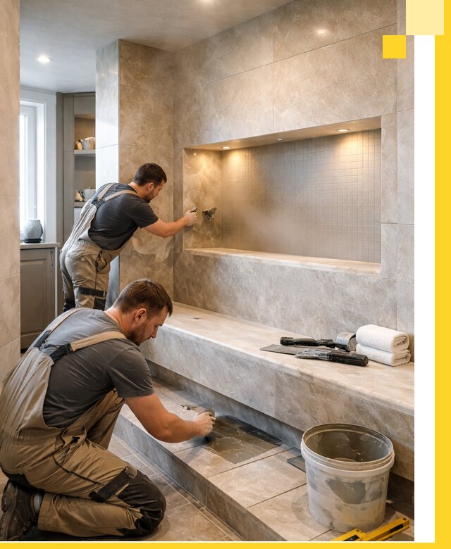 Профессиональное строительство хамама в квартире в Кушве