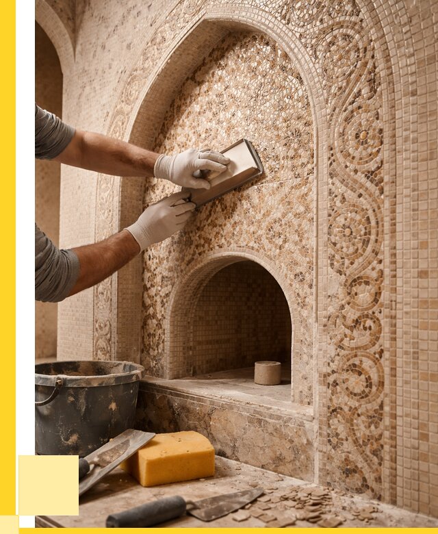 Мозаика для хамама в Кушве под ключ от 5133 р. | ЭриданКшв