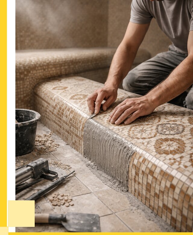 Плитка для хамама под ключ в Кушве от 3593 р. | ЭриданКшв